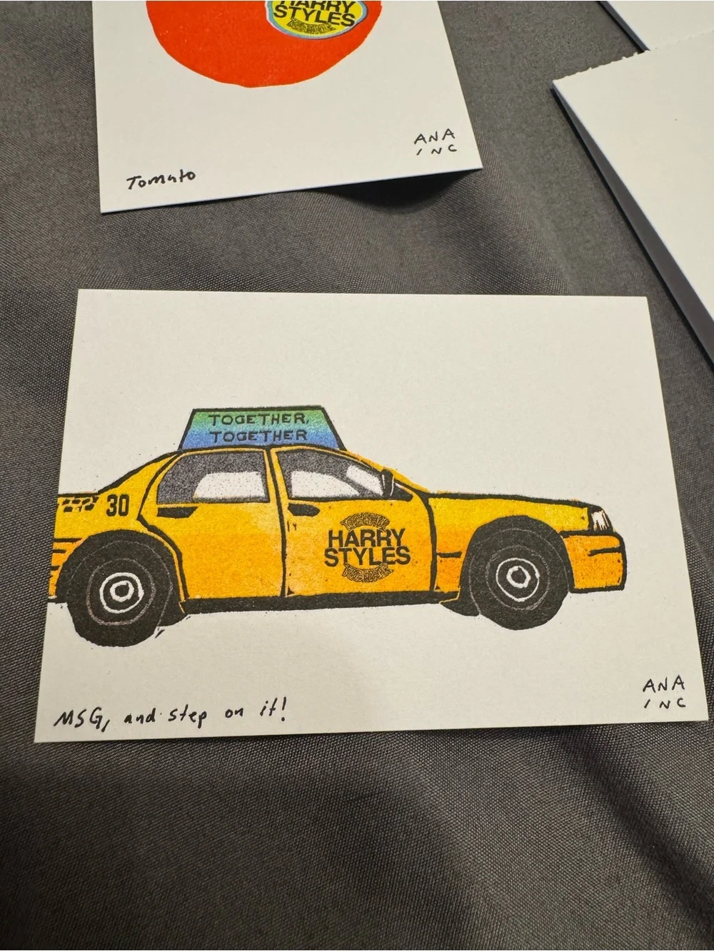 4 Harry style prints from NYC pop up shop